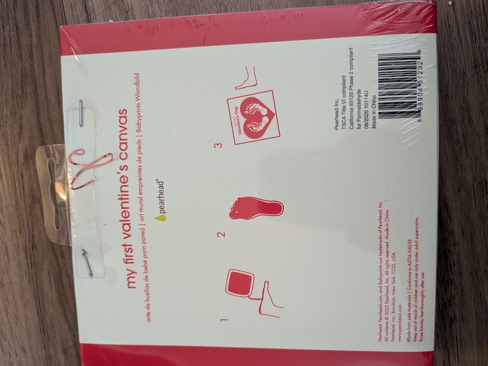 My First Valentine's Day Canvas