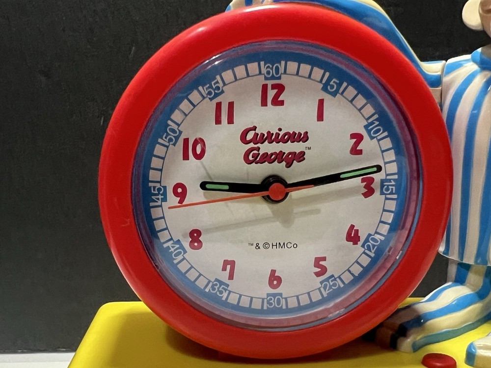 Curious George Educational Teaching Alarm Clock