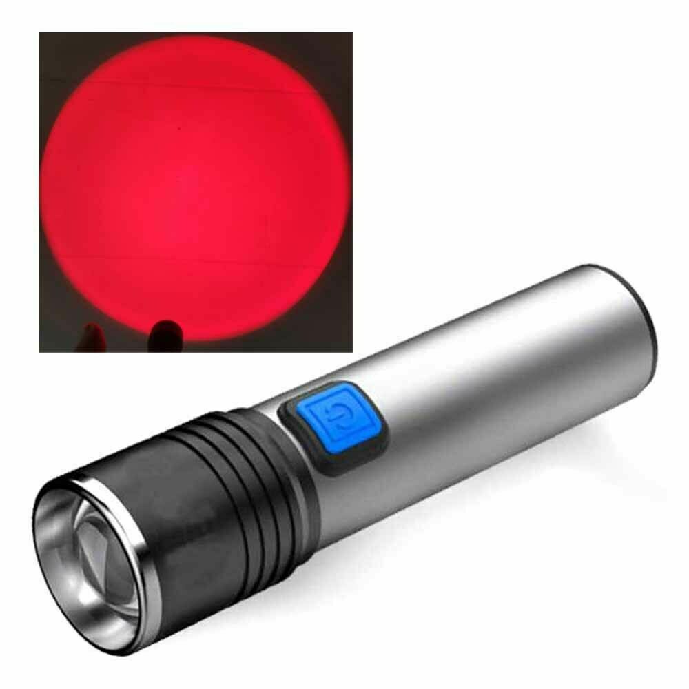 670nM USB Deep Red Light LED Flashlight Against Deteriorating Eyesight