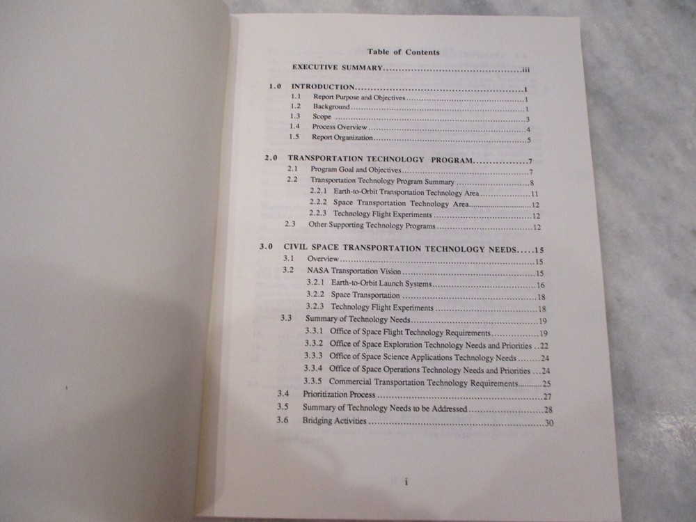 NASA MSFC SPACE SHUTTLE BACK TO FLIGHT ERA PROPOSALS USBI-ISS RETOOLING REPORTS+