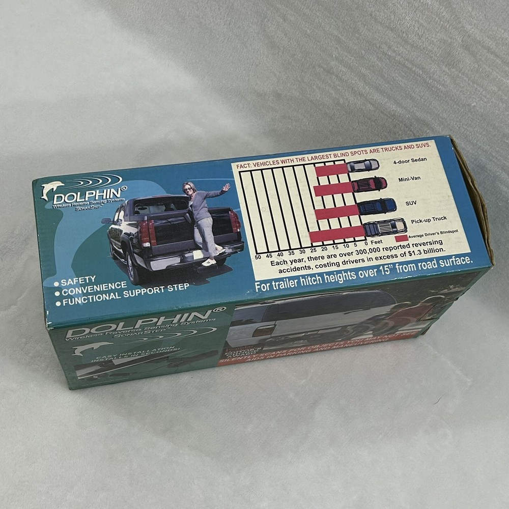 Dolphin Wireless Trailer Hitch Reverse Sensing System SonarStep Backup Assist