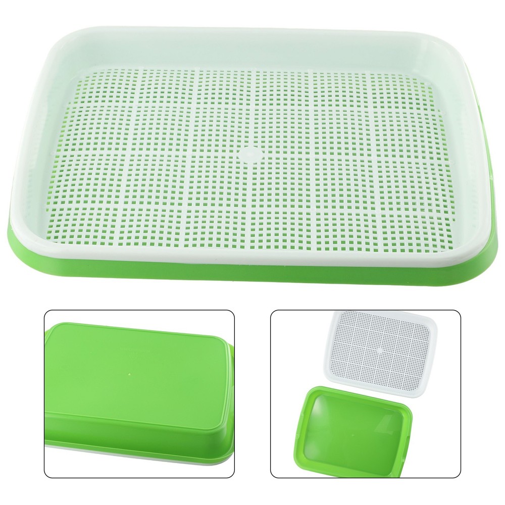 Plastic Sprouting Tray Pots Accessory Cells Container Germination Parts