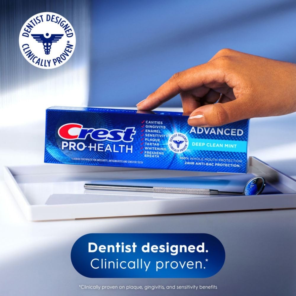 Toothpaste Crest Pro Health Advanced Deep Clean Mint 5.12oz Pack
