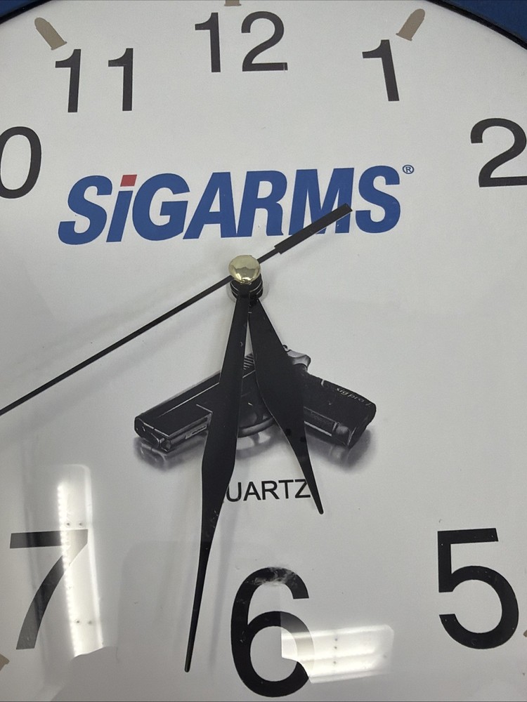 Rare Sigarms Advertising Clock Read!!!