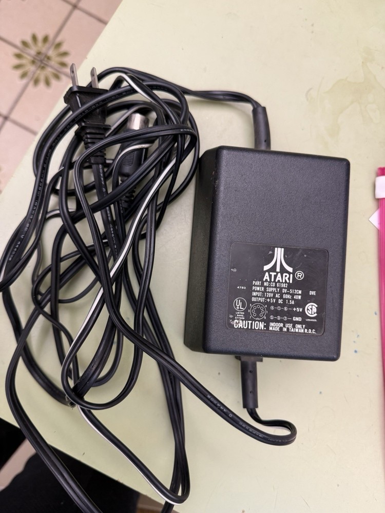 CO61982 Genuine OEM Atari Computer System 5V Power Supply Adapter 600XL 800XL