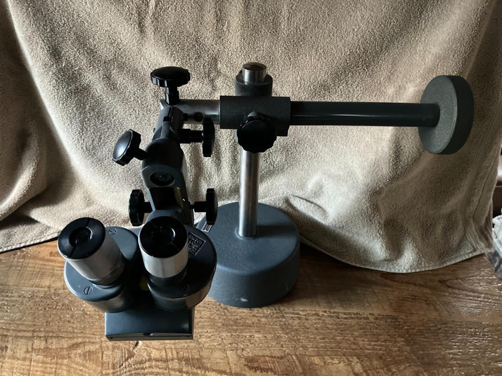 Vintage Bausch & Lomb boom microscope 1950