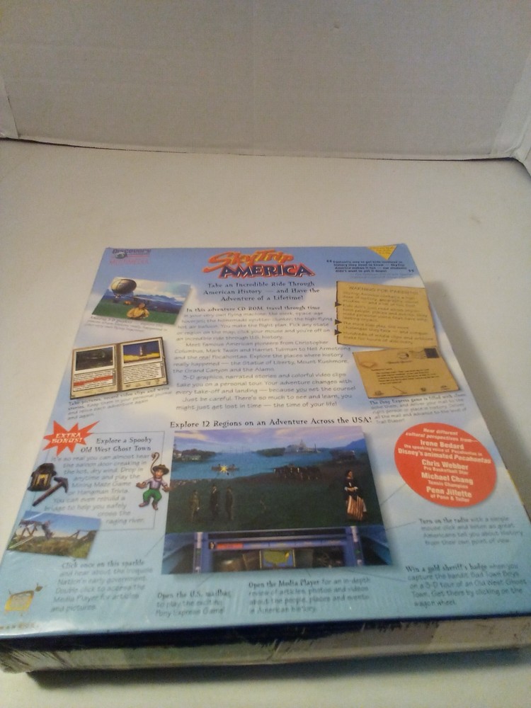 SkyTrip America PC Software Discovery Channel Multimedia Windows 3.1 Windows 95