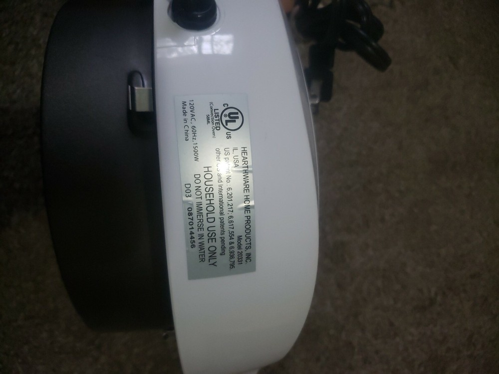 NuWave Pro Infrared Oven 20331 Replacement Power Head Part Motor TESTED