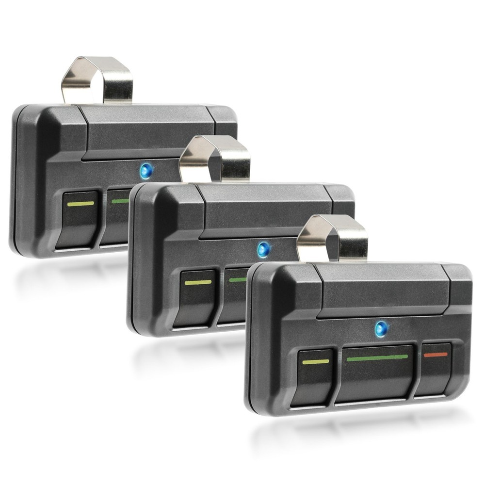 3x For LiftMaster 813LM 3-Button 12 Code Dip Switch Garage Gate Remote Control