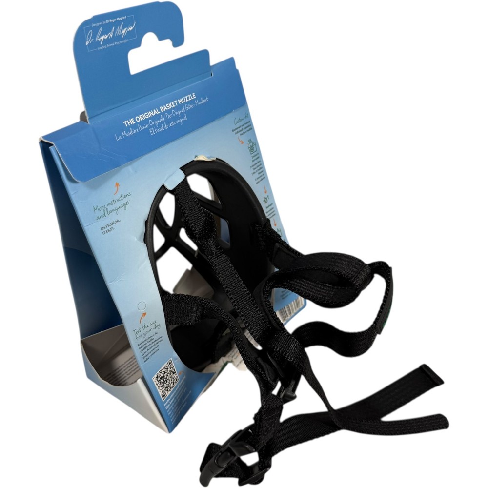 Baskerville Ultra Muzzle for Dogs, Size 5 - Black (Open Box new)