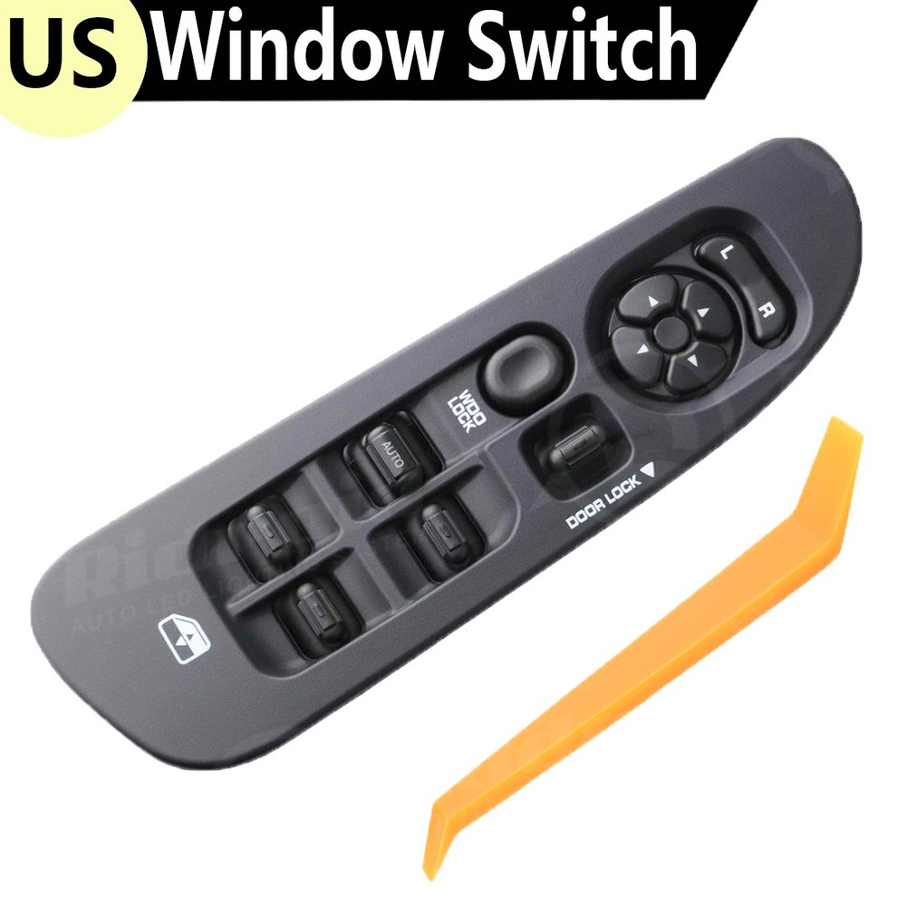 Driver Door Window Switch Panel Control&Bezel For 02-10 Dodge Ram 1500 2500 3500