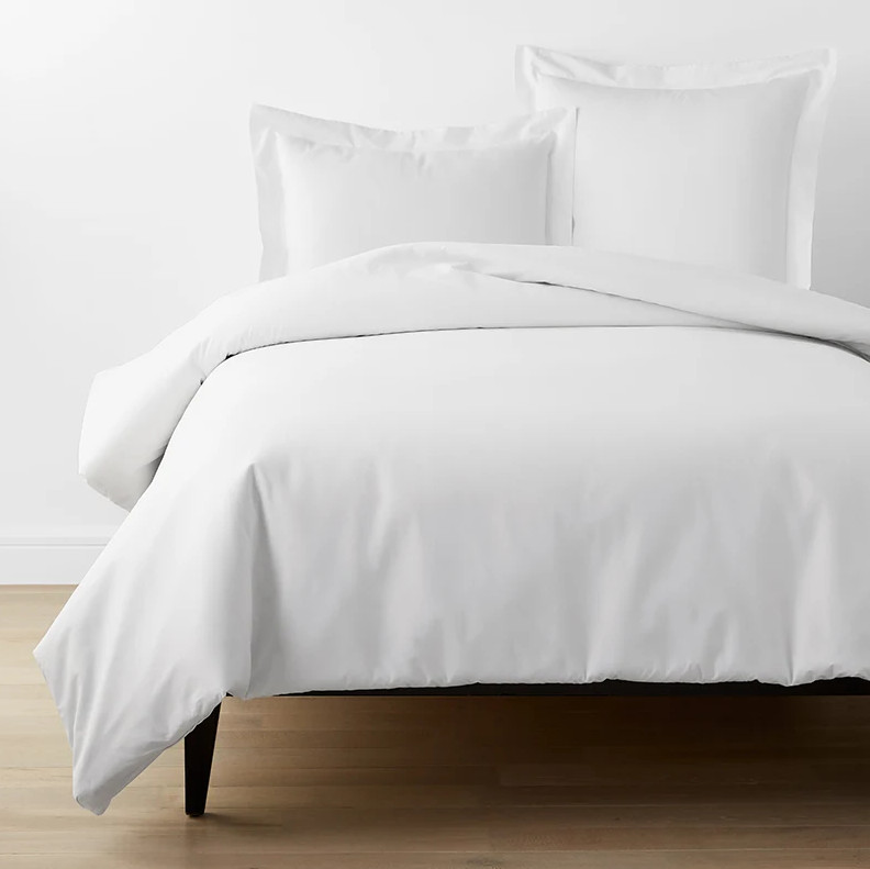 Company Essentials™ Classic Cool Organic Cotton Percale Solid Duvet Cover