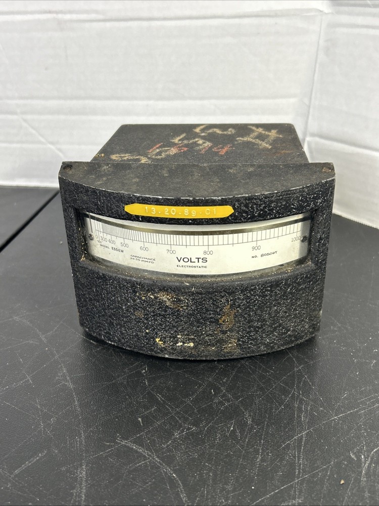 Sensitive Research Electrostatic Voltmeter ESDEW 0-1000 Panel Mount
