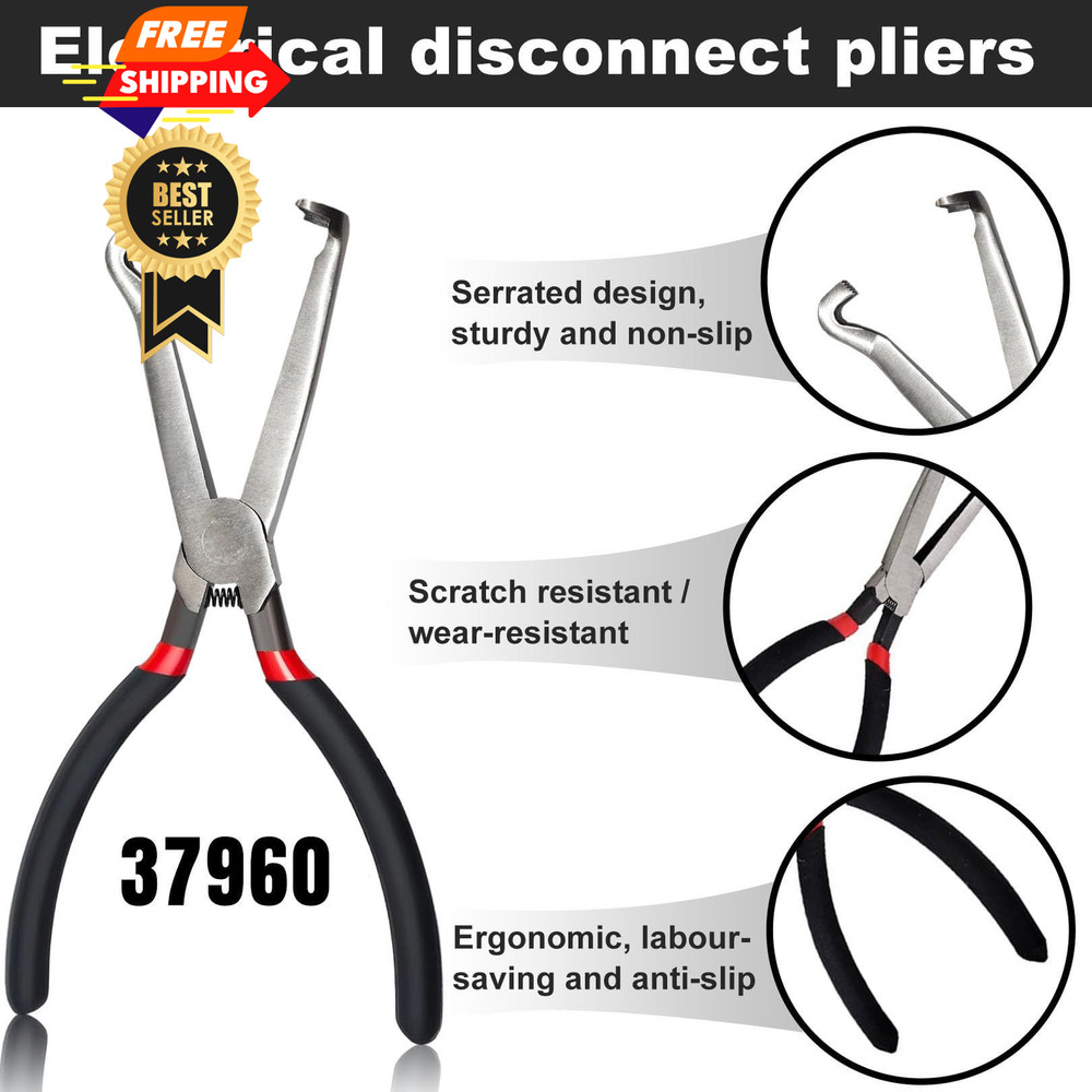 SecureElastic Electrical Disconnect Pliers 37960, 37980, Black