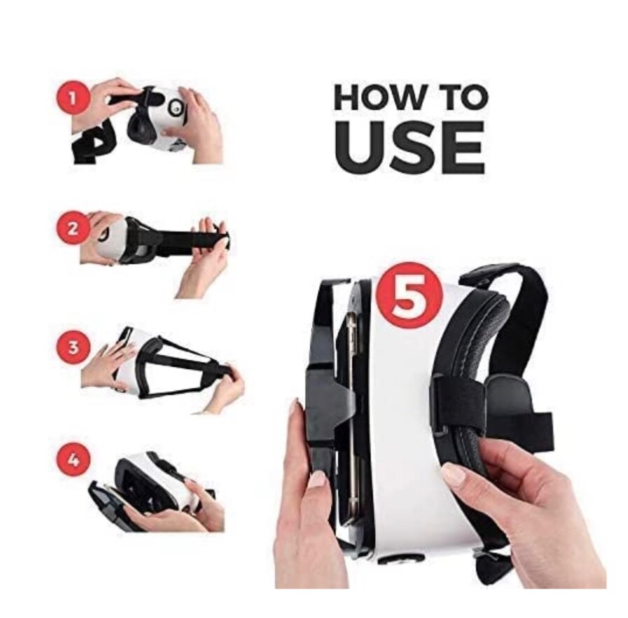 VR Headset Goggles 3D Glasses