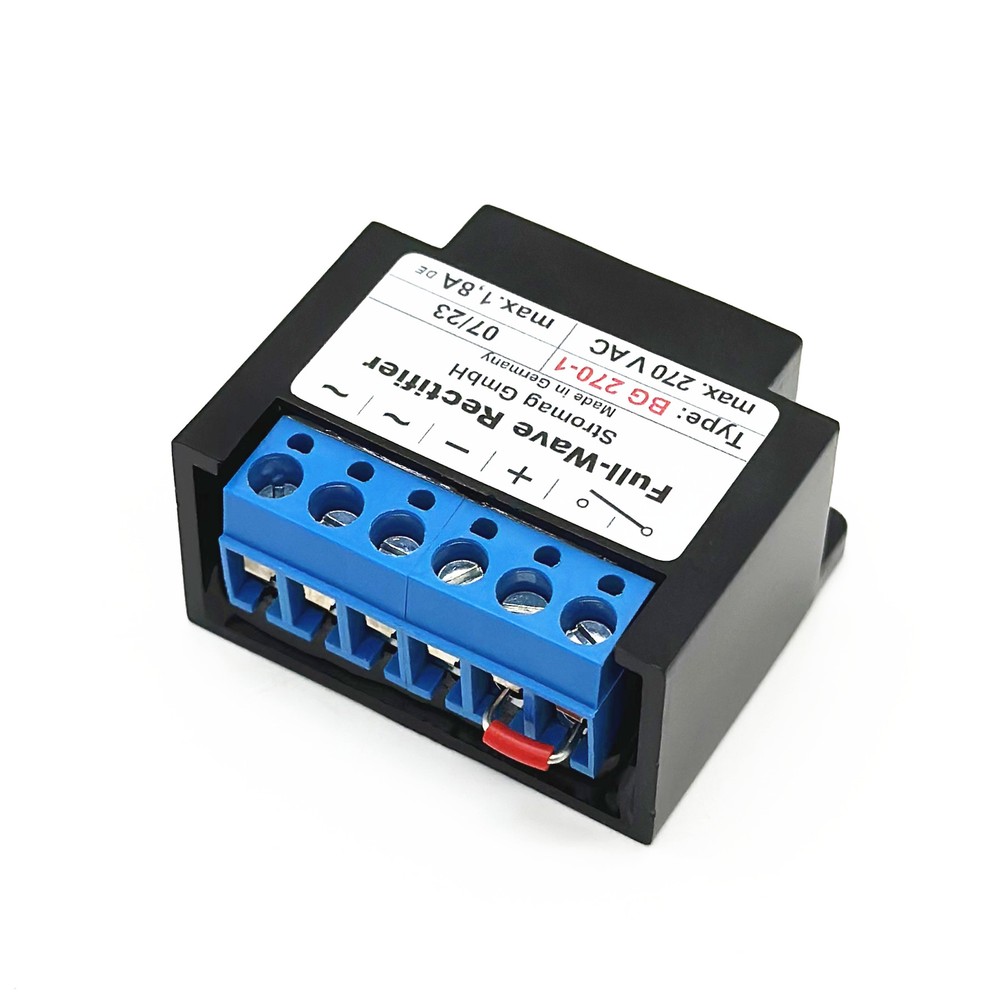 Stromag GmbH type BG 270-1 Max.270V AC Max.1,8A full-wave brake rectifier