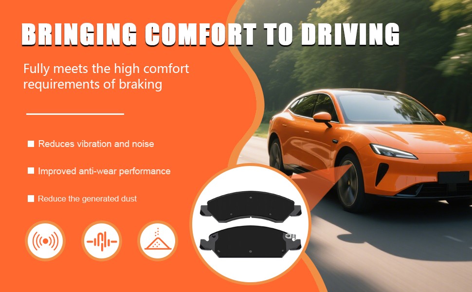 Spec Ceramic Front Brake Pads for Chevy Suburban 2015-2020
