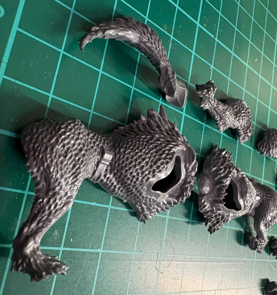 Space Wolves Thunderwolf Cavalry Wolf A | Torso Body Bits Warhammer 40K Kitbash