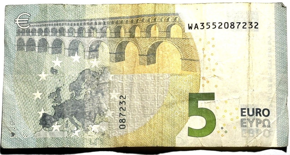 5 EURO 2016 BANKNOTE SPAIN