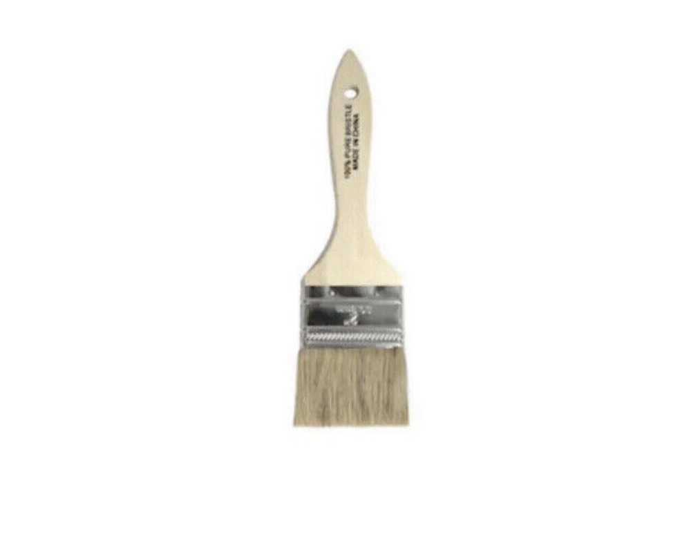 PROJECT SOURCE 2-in Flat Chip Brush Natural Bristle Paint Brush