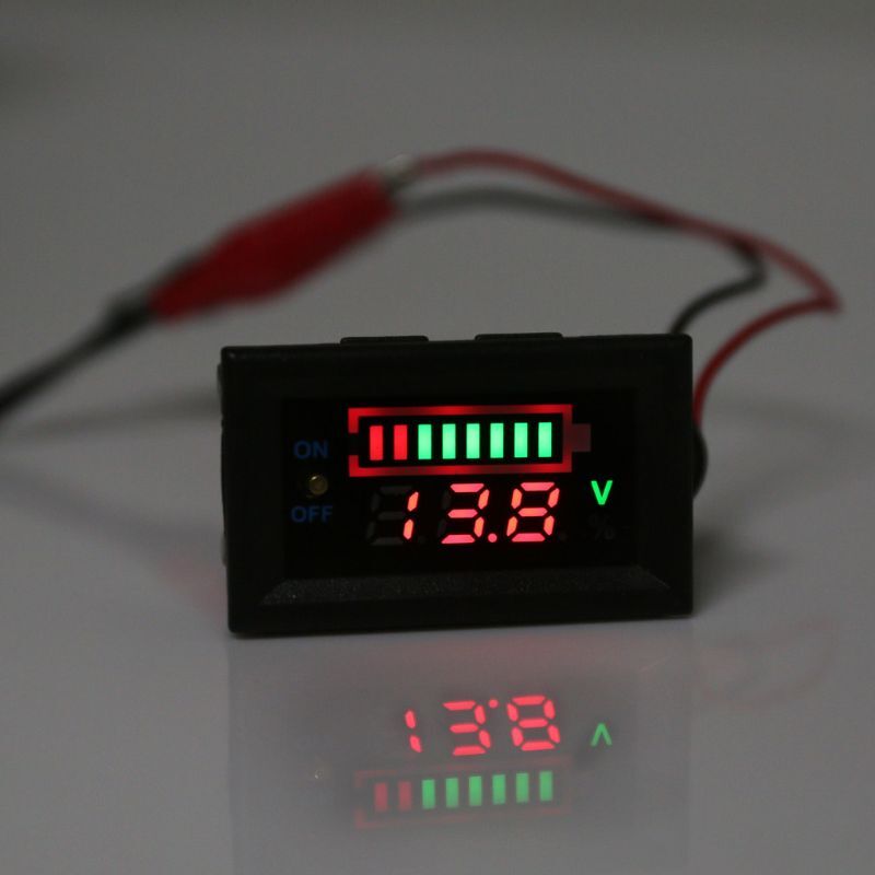 Universal USB Digtal Voltmeter 12V Acid Battery Display Meter