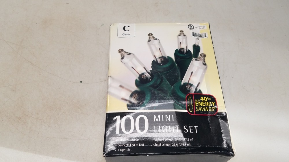 100 Mini Light Set 26.6 ft. (C)