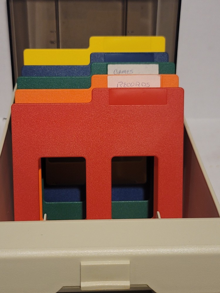 Vintage MediaMate Diskette File Box