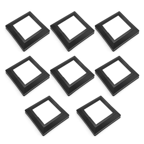 8Pcs Split Style Post Base Cover Trim Skirt Plastic Post Skirt Deck Post Base