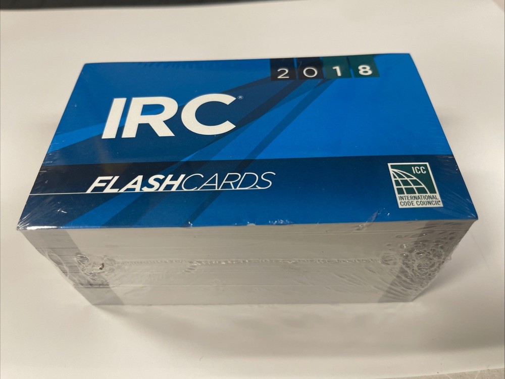 2018 IRC Flashcards -(Brand New)