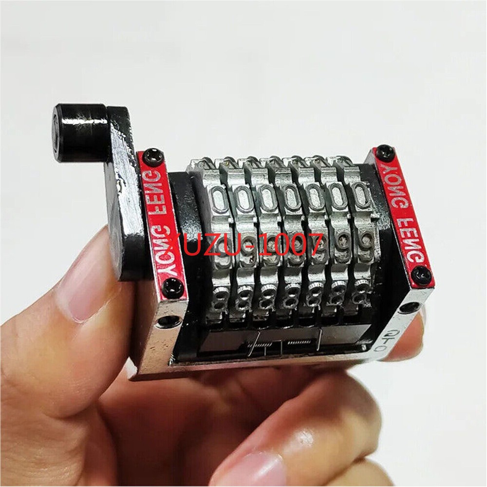 For Printing Machine GTO 7 Digits Mini Numbering Machine Horizontal Backward