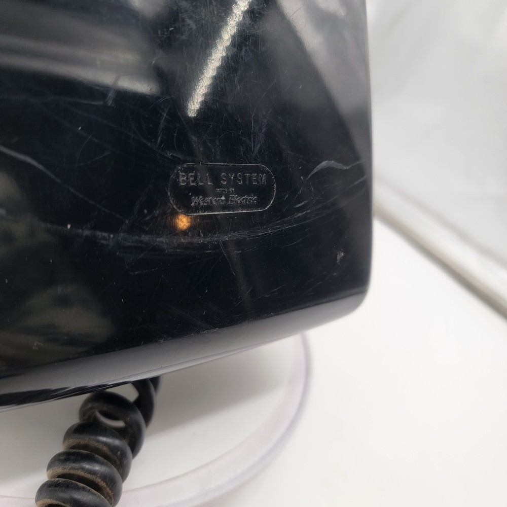 Vintage Bell System Rotary Wall Phone – Detroit 313 Area Code – Untested