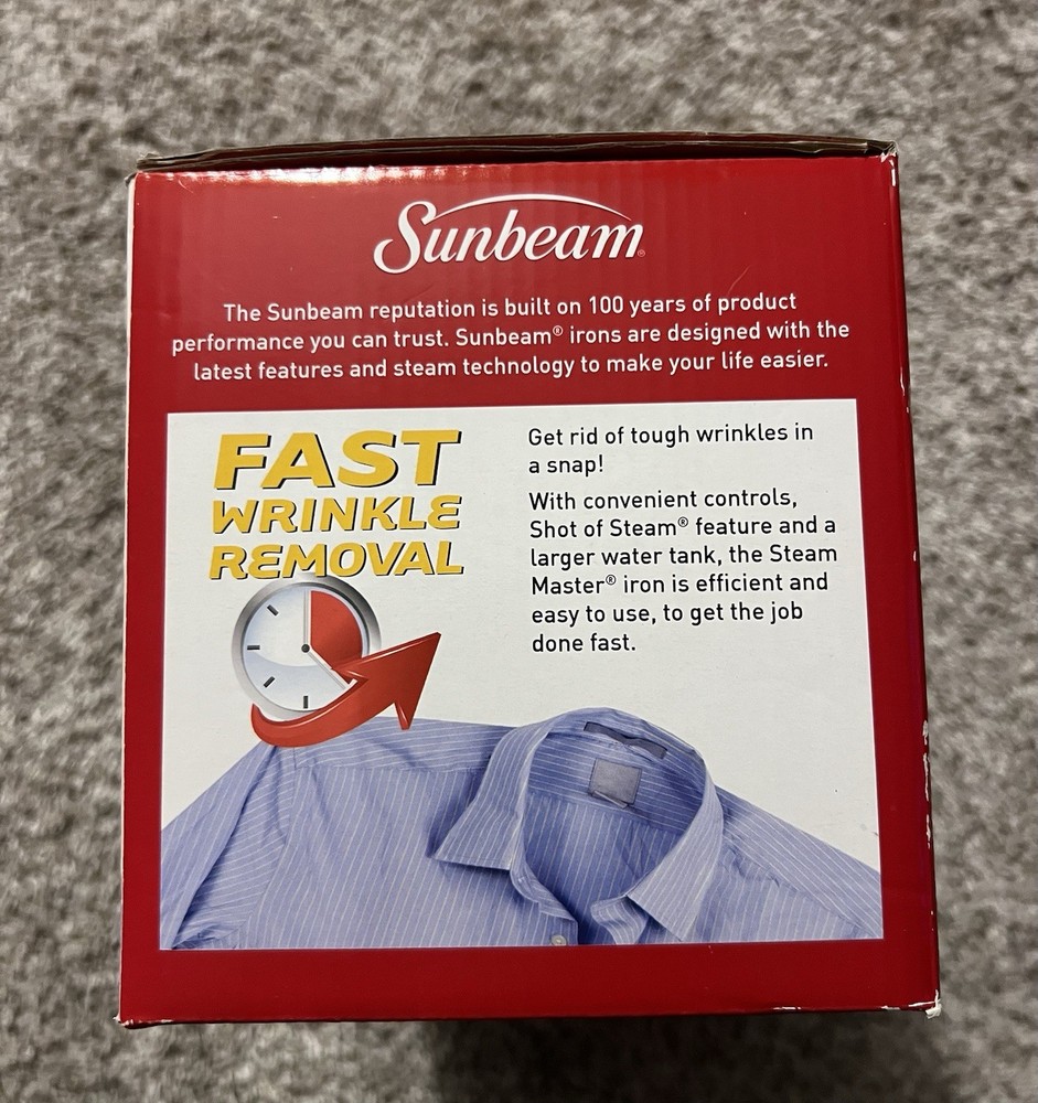 Sunbeam Steam Master Iron-Brand New