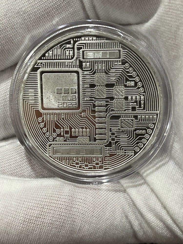 2022 Bitcoin 1 oz .999 fine Solid silver commemorative AOCS Limited Original