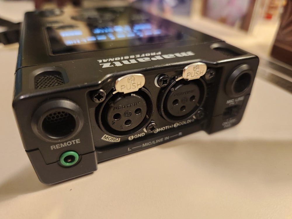 Marantz PMD661 Professional Solid State Field Recorder XLR Phantom Power Tested
