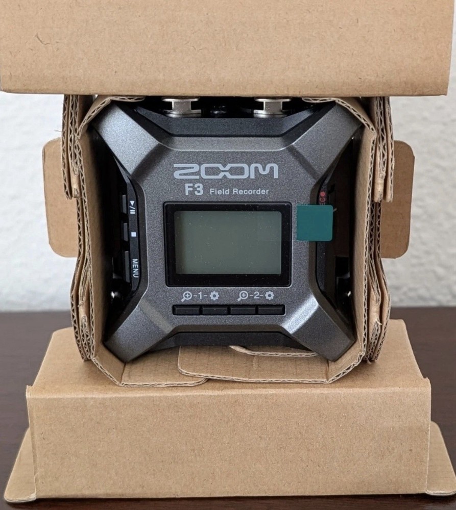 🏅Zoom F3 Field Recorder MultiTrack 32-Bit Float Technology PRO
