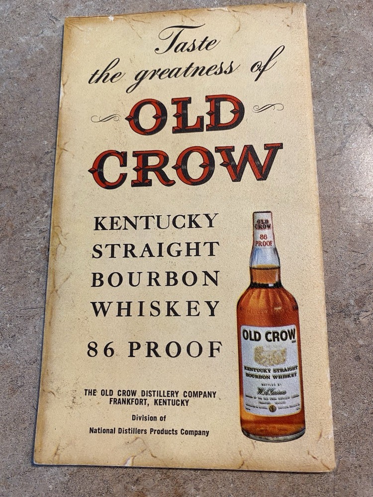 Old Crow Mixing Guide And almanac Book