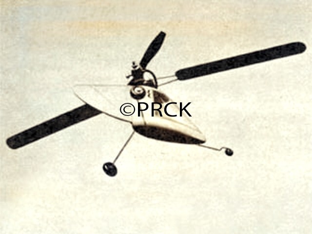 Freeflight 1/2A Helicopter 20" WS RC Model Airplane Printed Plans & Templates