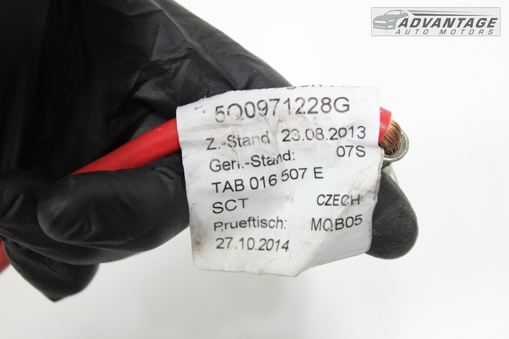 2015-2018 AUDI A3 8V ENGINE CHARGING BATTERY POSITIVE PLUS CABLE WIRE OEM