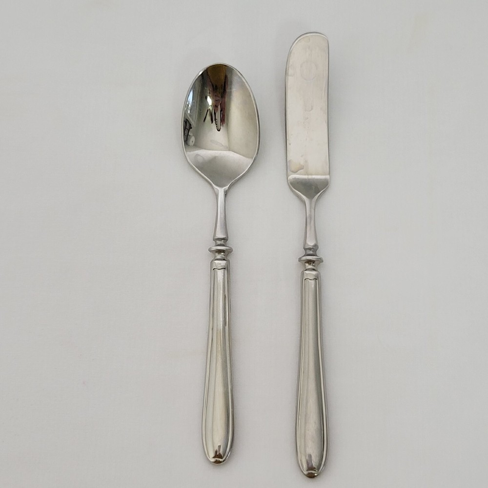 Oneida Sentimental 18/8 Stainless 6 Piece Serving Set Flatware Achievement