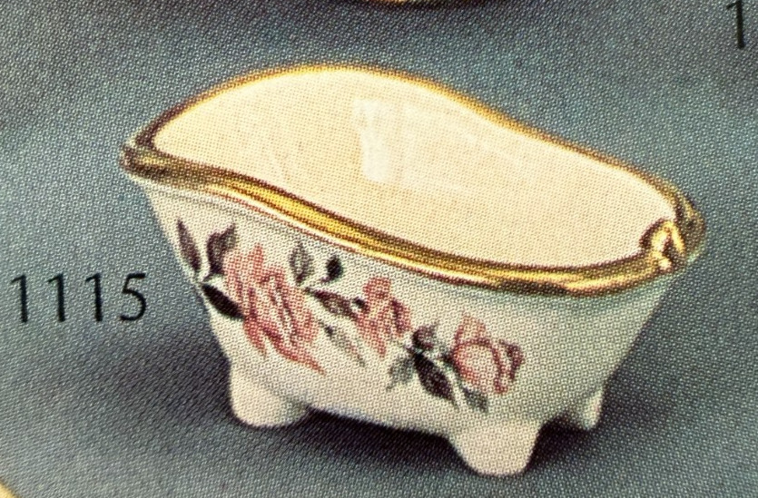 VINTAGE HEIRLOOM CERAMIC MOLD #1115 SOAP DISH