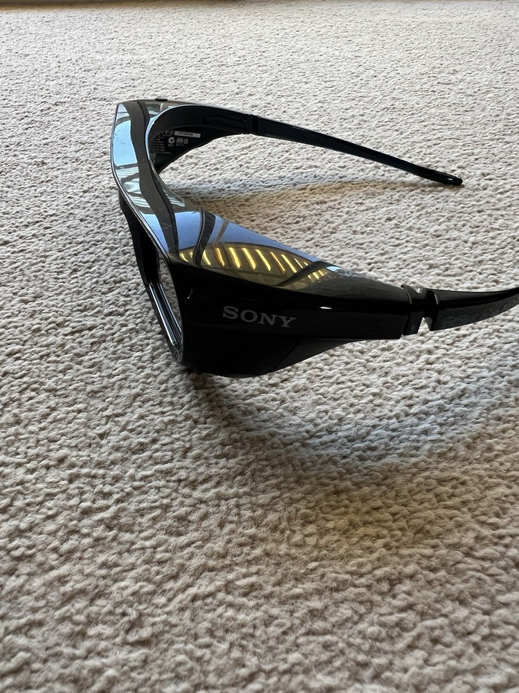 Sony 3D Glasses TDG-BR250 Black - Tested & Working