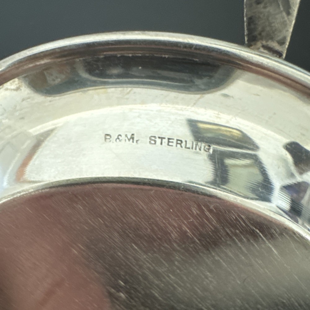 Vintage Baldwin & Miller Sterling Silver Golf Trophy With Monogram