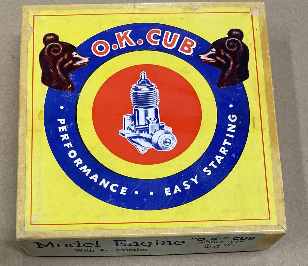 O.K. CUB MODEL ENGINE - OK .039 - NEW - Vintage