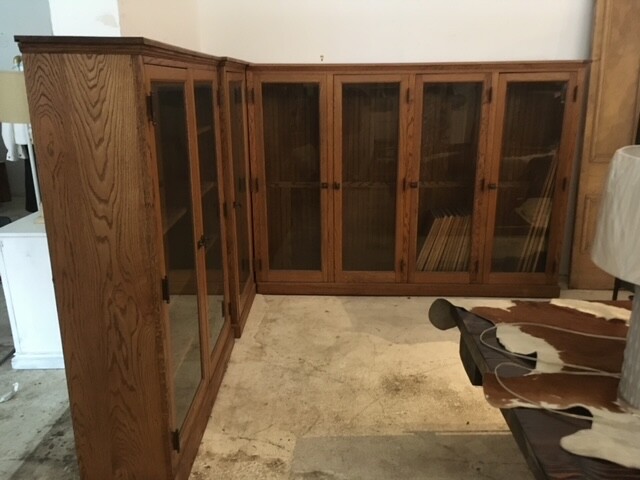 Classic American Gentleman's Library Bookcase Suite