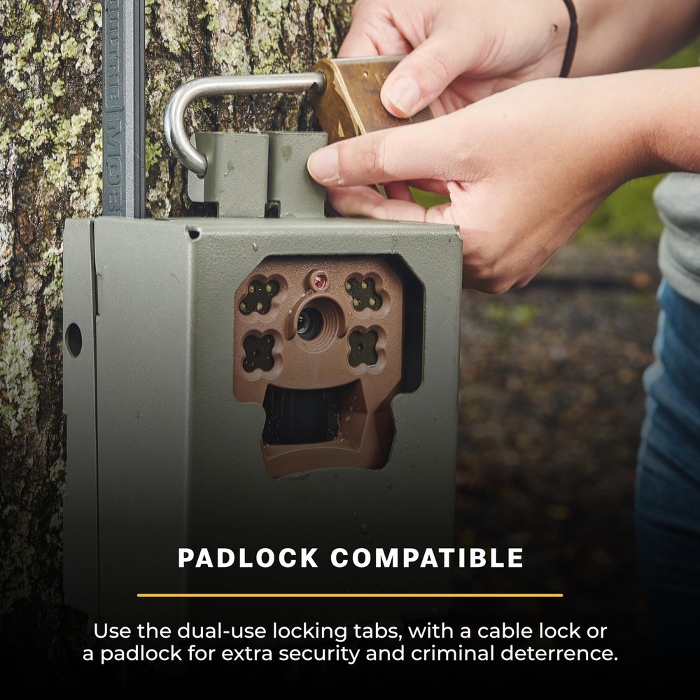 Moultrie Security Box for Edge, Edge Pro Cellular Box, Silver