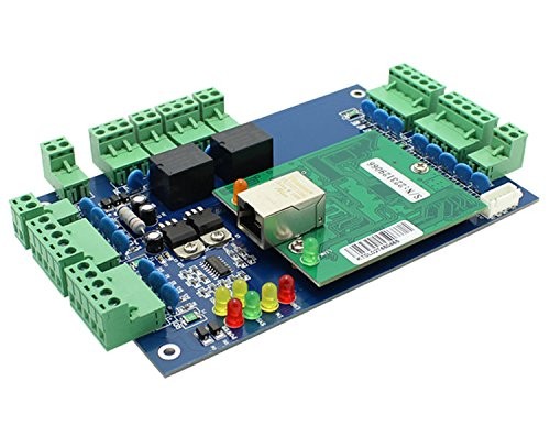 2 Door IP Based Wiegand 26/34 Bit Network Access Control Board Controller