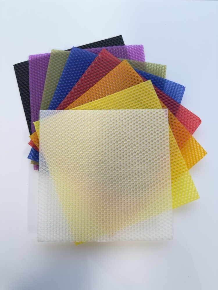 ritual candle kits | 8 Colored Honeycomb Sheets + Wicks