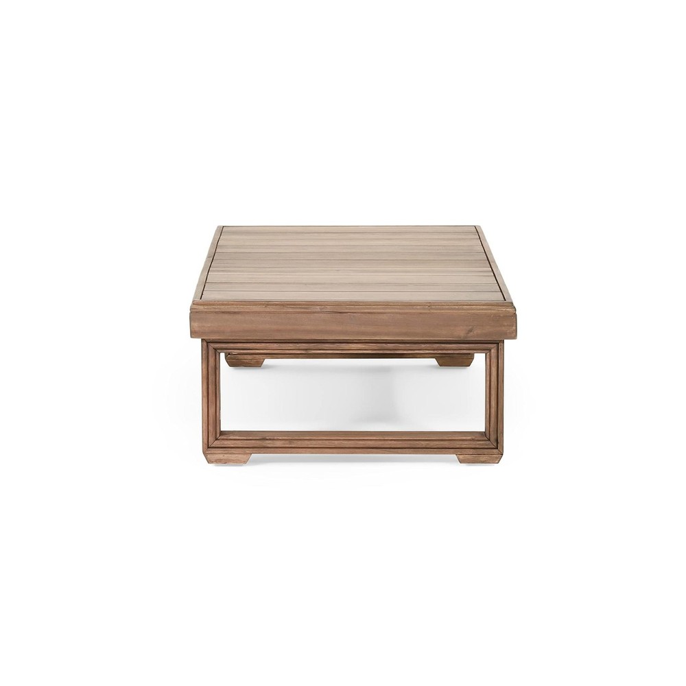 Westchester Rectangular Coffee Table - Acacia Wood - Brown Wash