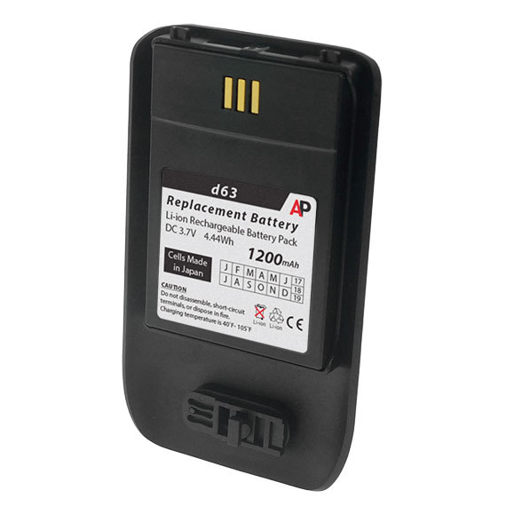 Replacement Battery for Ascom d63 Phone. 1200mAh