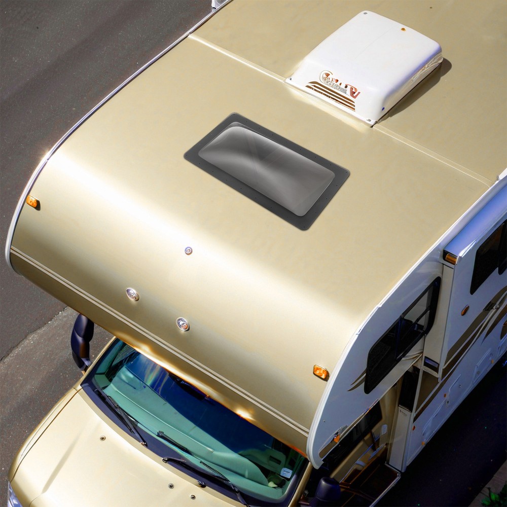 Black 18" x 34" RV Skylight Replacement Cover Camper RV Skylight Outer Cover